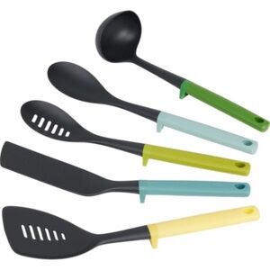 Joseph Joseph Duo 5-piece Cooking Utensil Set with Integrated Tool Rests